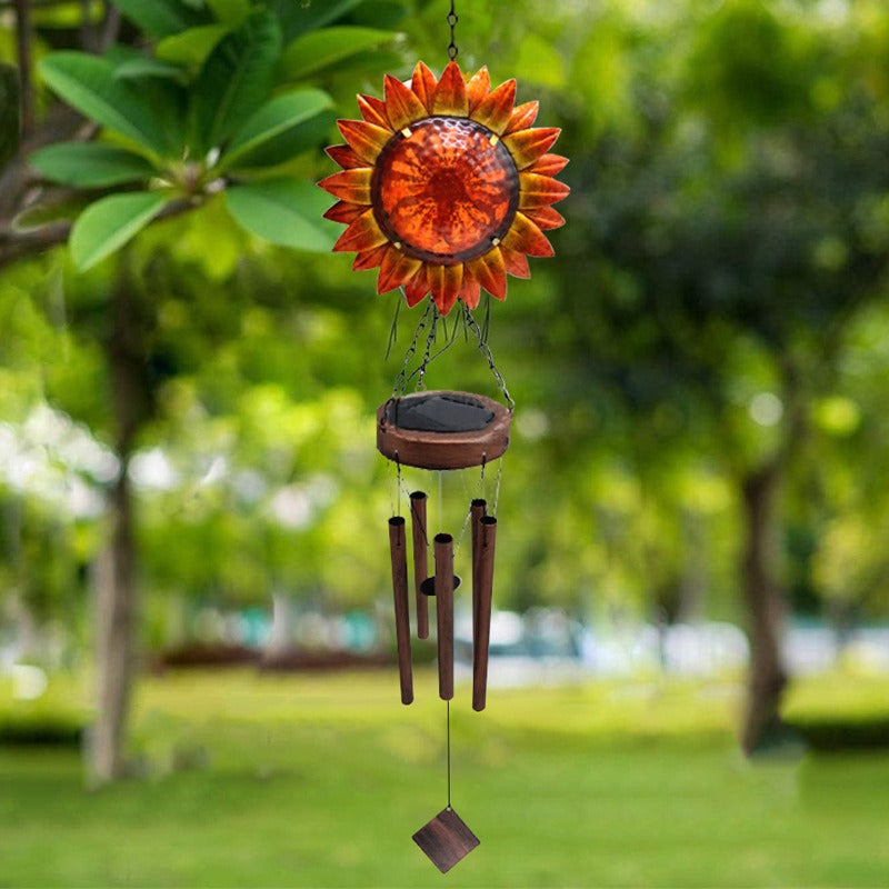 Resin New Solar Wind Chime Light