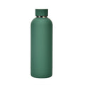 500ml Matte Stainless Steel Vacuum Insulated Hot Cold Water Bottle Double Walled Cola Shape Thermos Leak-Proof Sports Flask