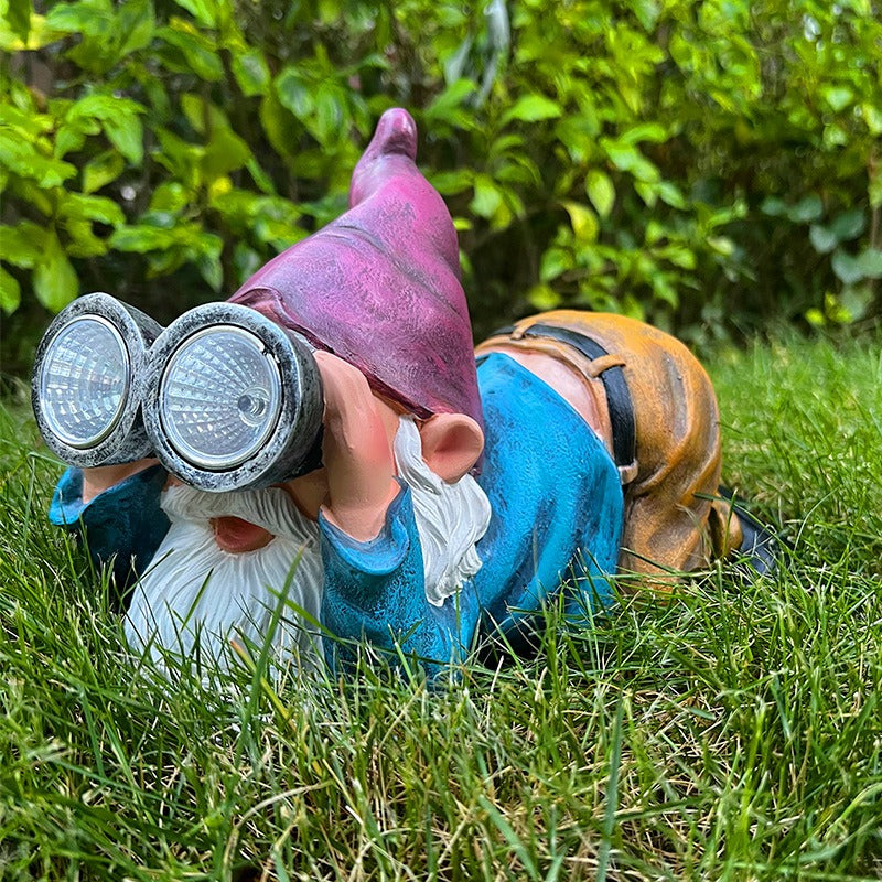 Resin solar lamp telescope sprite shape