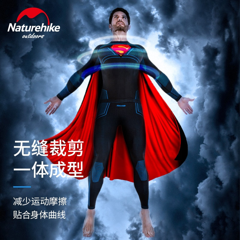 Naturehike Clearance promotion Quick-drying underwear suits for men and women skiing outdoor function wicking thermal underwear