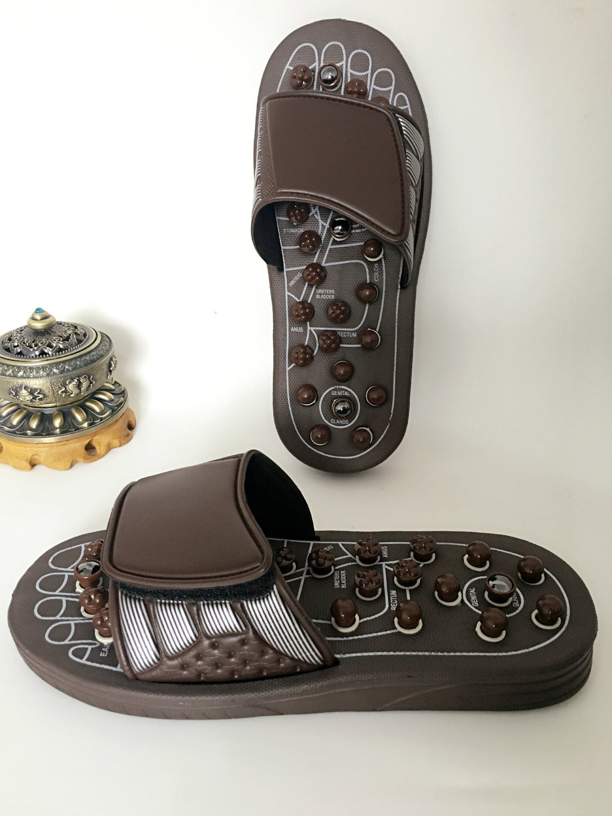 Massage Slippers, Elastic Foot Therapy, Health Spring, Rotating Massage Shoes, Magnetic Therapy, Foot Acupoint Health Massage