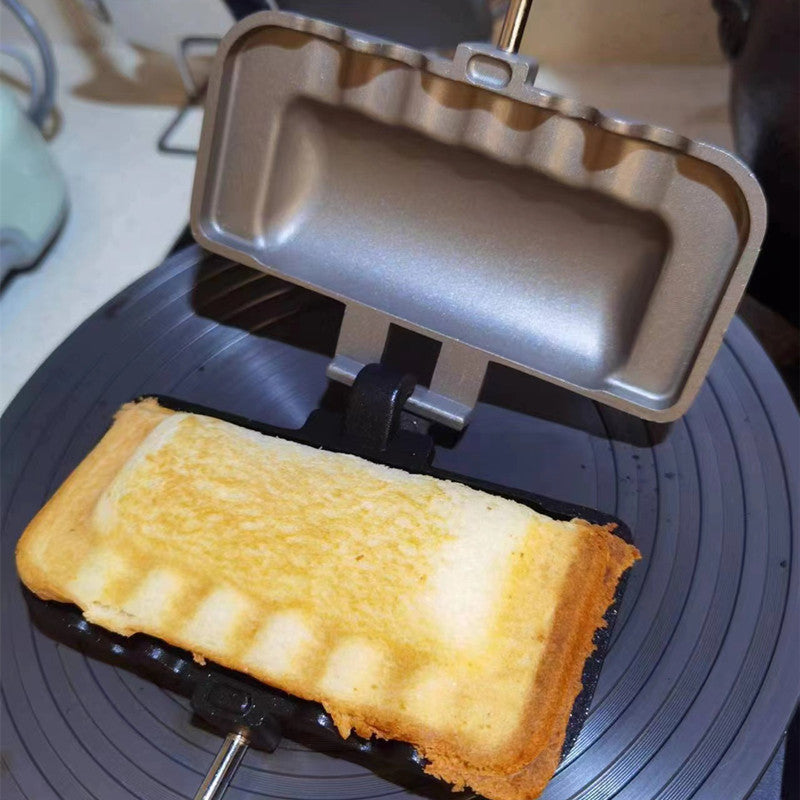 Sandwich Baking Tray Gas Induction Cooker Double-Sided Sandwich Maker Sandwich Mold For Breakfast Pot