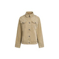 Tailored Fitted Hunting Jacket Women Corduroy Coat