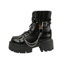 Thick soled Martin boots