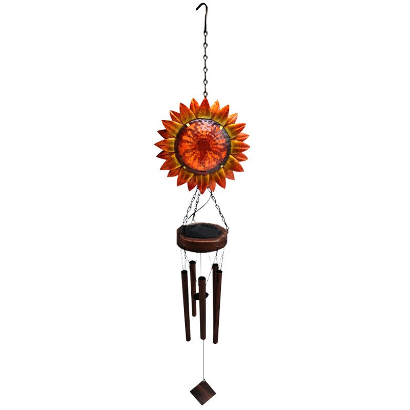 Resin New Solar Wind Chime Light