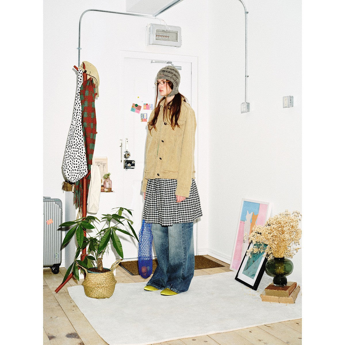 Tailored Fitted Hunting Jacket Women Corduroy Coat