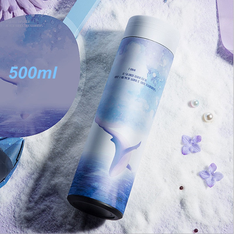 500ML Thermos Bottle 304 Stainless Steel Vacuum Flask Insulated with Infuser Thermos for Tea Thermocup Travel coffee mug