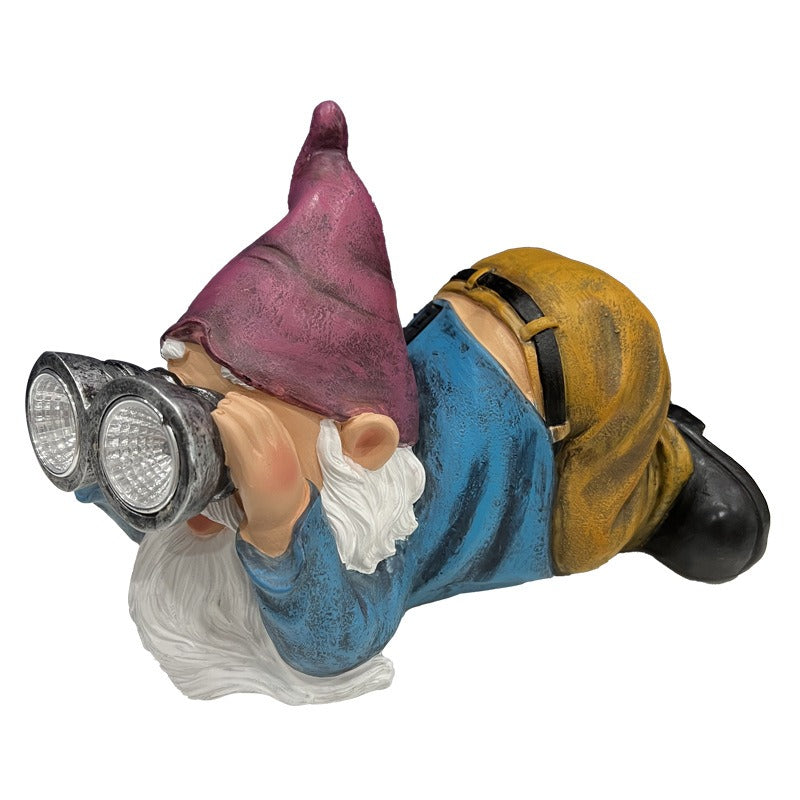 Resin solar lamp telescope sprite shape