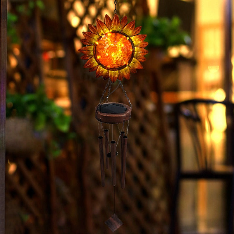 Resin New Solar Wind Chime Light