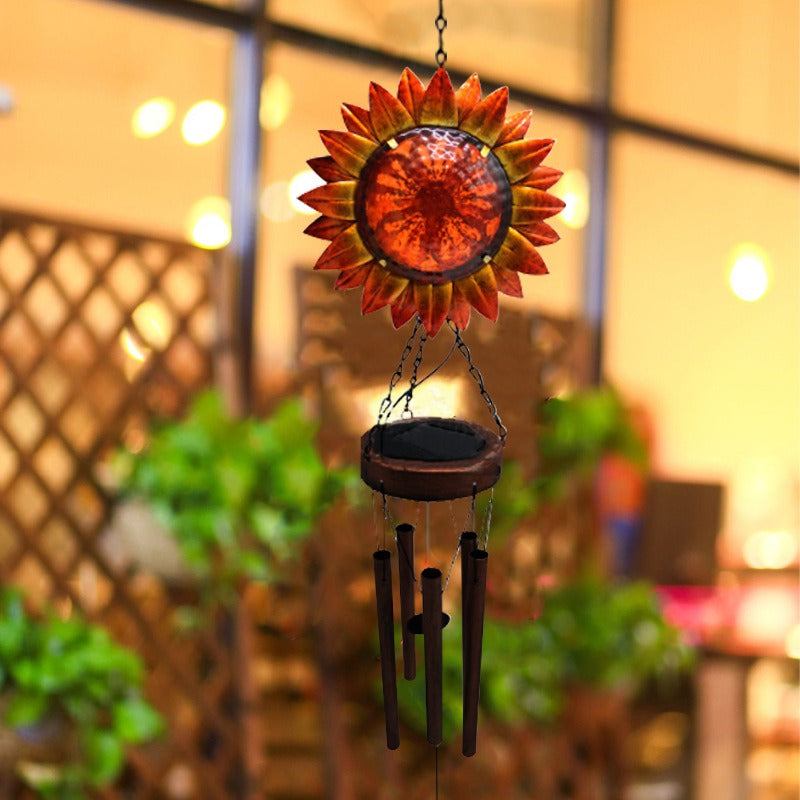 Resin New Solar Wind Chime Light