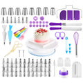 Cake Decorating Making Tools Baking Set Decorating Table 135 Pieces Baking Tools DIY Turntable Set