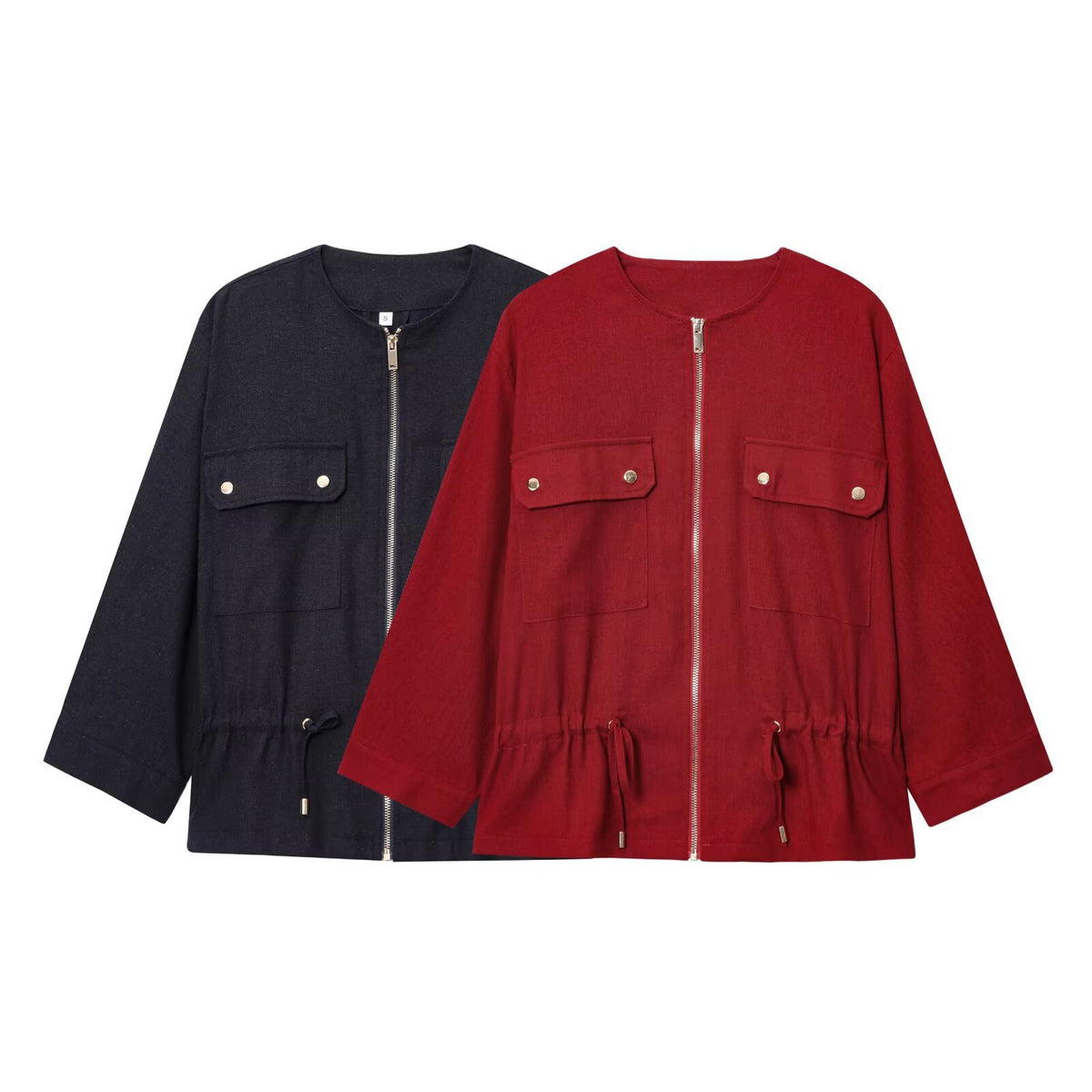 Women's Clothing Linen Blend Hunting Jacket Coat